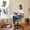 Gray C, variant on sruoe Rocking Chair Cushion, Outdoor Back Cushions, Chaise Lounge Cushions, Indoor Patio High Back Chair Pads, Soft Thicken Seating Cushion Back Chair, Polyester
