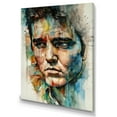thumbnail image 2 of Designart "Celebrity Elvis Illustration" Celebrity Wall Decor, 2 of 5