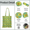 thumbnail image 5 of Sunflower and Truck Design Foldable Grocery Bag - Spacious & Eco-Friendly Reusable Tote for Commuters, 5 of 6