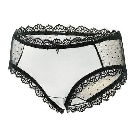 Bigersell High Waisted Thong Underwear Clearance Panties Women Boy Shorts Panty Style P-1924 Cotton Plus Size Panties Plus Size Thongs Briefs Mid Waist Women s Bikini Panties White M