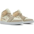 thumbnail image 5 of Women's Air Jordan 1 Mid SE "Canvas Khaki" Muslin/Dsrt/Gld (DV0427 102) - 6.5, 5 of 5