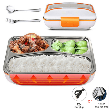 Portable Electric Heating Food Warmer Truck Car Lunch Box