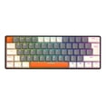 thumbnail image 4 of Teclado mecánico T60 con cable USB 100 teclas interruptor rojoverde retroiluminación Kuymtek RGB teclado personalizado tipo C, 4 of 5