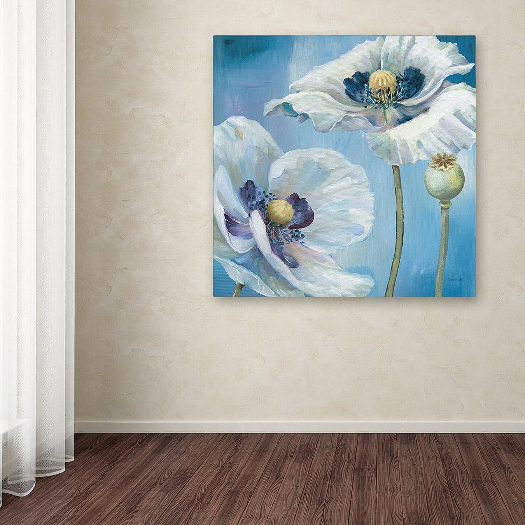 Trademark Fine Art "Blue Dance II" Canvas Art by Lisa Audit