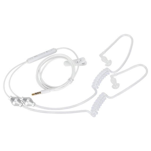 In-Ear Headphone Portable Double Spiral Wired Headphones for Mobile Phone Laptops Gaming Call