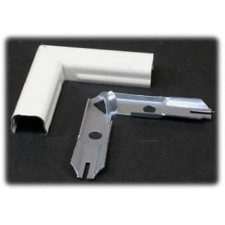 Ivory Flat Card - Wiremold Company 2PK Ivory Metal Flat Eow Wiremold Carded