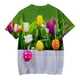 thumbnail image 2 of Gibobby Playera De Algodón Camiseta de manga corta con estampado Digital 3D para niños, huevos de Pascua para niños y niñas, regalo de Pascua(Verde, 5-6 Años), 2 of 4