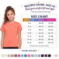 thumbnail image 7 of Essenclo Girls Dry Fit Athletic Shirts, 3 Pack, Short Sleeve Crewneck Performance Tees for Sports & Activewear, Ages 3-36, 7 of 7