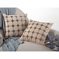 thumbnail image 2 of SARO LIFESTYLE Diamond Design Throw Pillow, 18" Down Filled, Pewter, 2 of 2