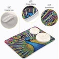 thumbnail image 4 of FREEAMG Dish Drying Mat Peacock Absorbent Microfiber Kitchen Dish Mat Super Absorbent Dish Drainer Mat for Kitchen Counter 16" x 18", 4 of 7