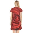 thumbnail image 2 of Women's Sleepshirts Red Roses Nightgowns Sleep for Women Soft House Dresses Night Gown for Ladies, 2 of 6