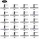 thumbnail image 1 of 10Pcs Stainless Steel Aquarium Oxygen Pump Air Flow Adjustment Control Valve Aquarium Accessory, 1 of 4