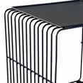 thumbnail image 4 of Mesa auxiliar Benzara REO 41 cm con estructura de metal negro, 4 of 5