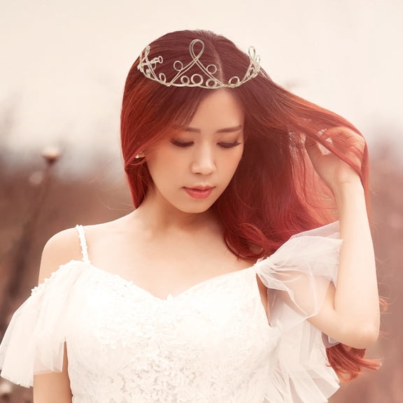 ETEREAUTY Golden Hair Accessory 1Pc Handcrafted Headwear for Party, Wedding, and Special Occasion Decoration