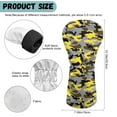 thumbnail image 6 of Yuyamidu Yellow Gray Camo Golf Club Head Covers, Camouflage PU Leather Golf Head Covers, Fit Driver Fairway Hybrid Golf Accessory for Men Women, 6 of 7
