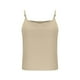 thumbnail image 5 of Top corto,Blusa informal sin mangas con cuello en V para mujer, tirantes ajustables, poliéster liso, uso diario, sopatenor, 5 of 9