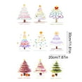 thumbnail image 3 of FastXmas 9 Pcs Christmas Window Clings for Glass Windows, 7.8 x 12 Inch Christmas Style Windows Stickers, Snowflake,Pine Tree,Bells Pattern Window Decal Stickers Decorations for Home Office Shop, 3 of 6