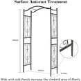 thumbnail image 2 of Garden Arbor 92" H x 42.5" W, Wedding Arch Trellis Plants Support with Durable Iron Garden Arbor Climbing Plants Wedding Arches Ceremony Use for Outdoor, 2 of 8