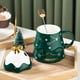 thumbnail image 4 of Tazas De Navidad Con Tapa Y Cuchara Taza De Cerámica De 500 Ml Para Vino Caliente Café Cacao Taza De Navidad Regalo Advancent HA044651-04, 4 of 6