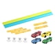 thumbnail image 3 of Pista de carreras flexible para niños con 4 autos de carrera para niños de 3 años o más. Diversión DIY versátil. Azul y verde, 3 of 9