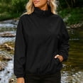 thumbnail image 6 of Maplenight Windproof Jackets for Women Waterproof Windbreaker Jacket Full Zip Up Lightweight Outdoor Hiking Travel Outerwear with Pockets, 6 of 8