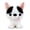 White, variant on Big-Eyed Chihuahua Stuffed Animal Plush Puppy Cuddly Toy Cute Cartoon Dog Plushie Soft Companion Toy for Kids Adults Bedtime Cuddling Desk Decor Use CAI260319-White