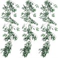 thumbnail image 1 of Paquete de 5 ramas de ratán de sauce sintético – Planta de sauce colgante de seda sintética, cuerda de corona verde para decoración de corona de fiesta de boda en interiores, decoración de jardín de pared al aire libre brillar Electrónica, 1 of 5