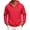 Red, variant on Delconic Mens Fleece Lined Zip Up Hooded Jacket Casual Long Sleeve Drawstring Hoodie Sweatshirt with Front Pockets Army Green L
