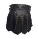 thumbnail image 2 of Falda escocesa utilitaria para cosplay de hombre, regalo único para accesorios de fotos de clubes. negro, 2 of 9
