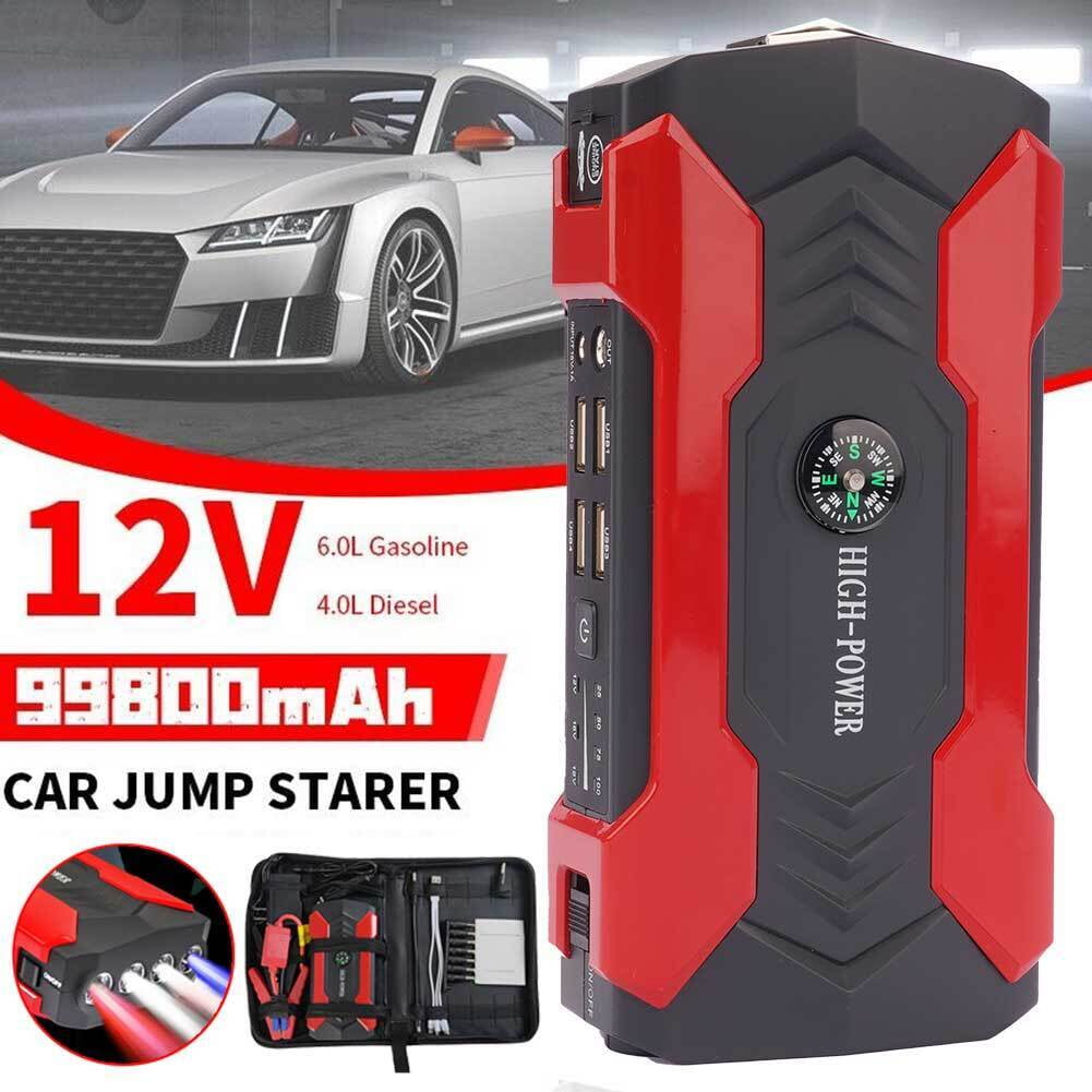 TASHHAR Jump Starter 12V Car Battery Pack Booster Jumper Box Emergency