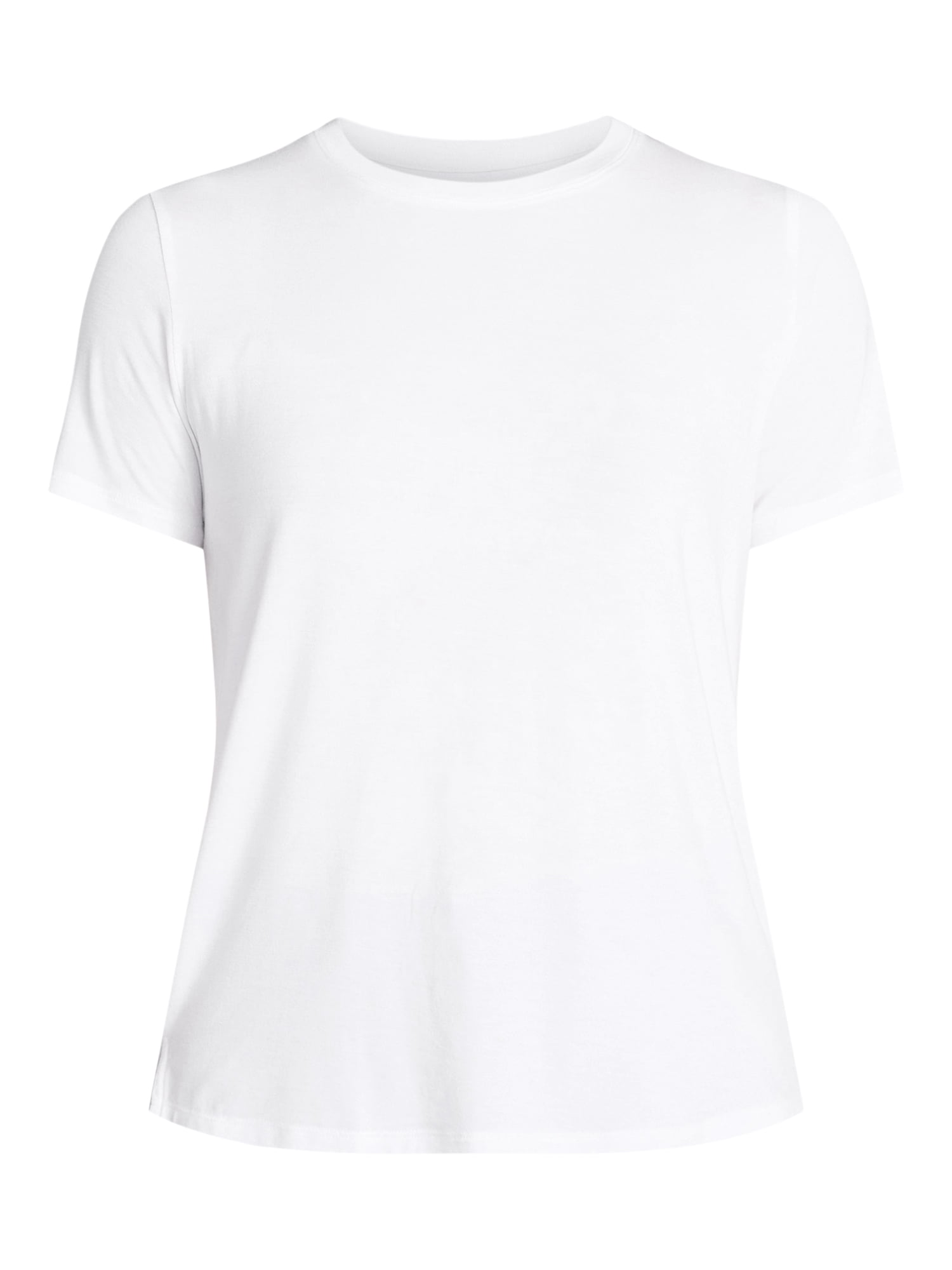 Time and Tru Women's Boxy Tee with Short Sleeves, Sizes XS-XXXL