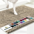 thumbnail image 1 of ® Shown on TV – Super Absorbent Microfiber Dog Door Mat for Muddy Paws, Non-Slip Washable Pet Rug, Quick Dry Chenille Entryway Carpet, Machine Washable Indoor Outdoor mat, Grey 30"x19", 1 of 5