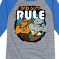 thumbnail image 3 of Teenage Mutant Ninja Turtles - Bad Guys Rule - Toddler & Youth Raglan Graphic Tee, 3 of 4