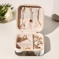 thumbnail image 6 of Deer Travel Portable Square Jewelry Display Case: Storage Solution for Rings, Earrings, Necklaces, Bracelets, and More! Ideal for Girls and Women: Jewelry Stand, Display, and Box in One, 6 of 6
