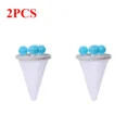 thumbnail image 1 of 1-10 Pcs Filtre Filet Flottant pour Machine à Laver Sac en Maille Réutilisable Attrape-Poils Outil de Nettoyage de Linge Bleu, 1 of 6