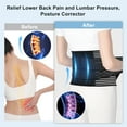 thumbnail image 2 of FESAS Breathable Back Brace with Lumbar Pad - Support Belt for Lower Back Pain Relief, Suitable for Women & Men, Ideal for Herniated Disc & Sciatica (XX-Large/XXX-Large), 2 of 6