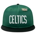 thumbnail image 2 of Men's-New Era  Kelly Green/Black Boston Celtics Throwback Satin Vintage Pin Two-Tone 59FIFTY Fitted Hat, 2 of 6