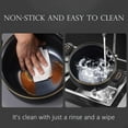 thumbnail image 3 of Multifunctional Large Capacity Non-stick Pressure Cooker, 8QT Micro Pressure Cooker Fast Cooking Cookware, Push-Pull Latch Opening/Closing, Rapid Heat Conduction, for All Stovetop (Blue), 3 of 8