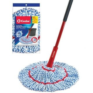  Self-Wringing Twist Mop for Floor Cleaning, Long Handled  Microfiber Floor Mop with Top Scouring Pad for Kitchen, Hardwood,  Restaurant, Bathroom, Garages, Warehouses, Office, 57-inch : Health &  Household