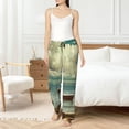 thumbnail image 4 of Balery Serene Coastal Blue Sky Pantalones de pijama para mujer, pijamas ultraligeros, pantalones de estar por casa-XX-Large, 4 of 6