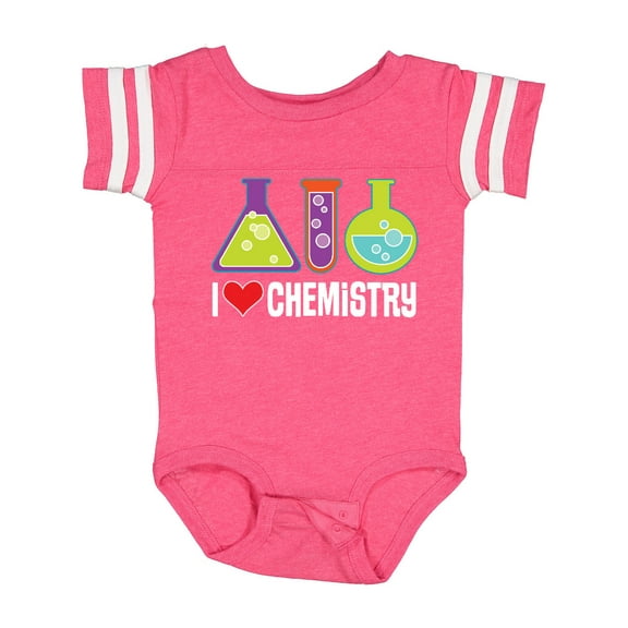 Inktastic I Love Chemistry Science Boys or Girls Baby Bodysuit