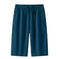 thumbnail image 2 of JoveMarine Men's Quick Dry Casual Shorts Loose Fit Breathable Summer Pants for Outdoor Sports and Daily Wear Basic Style Dark Blue M, 2 of 5