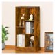 thumbnail image 1 of HOWEN 5 Cube Mid-Century Modern Brown Wood Bookcase, 3 Tier Storage Organizer Shelf, Rustic Display Cabinet for Bedroom, Living Room, Office, 1 of 5