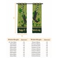 thumbnail image 6 of Happy St. Patrick's Blackout Curtains for Bedroom, Green Shamrock Shoots Coin Vintage Country Thermal Insulated Kitchen Drapes with Grommets, Light Blocking Window Treatment, 2 Panels 42" x 45", 6 of 7