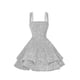 thumbnail image 1 of Vestido de bienvenida Dessiny con lentejuelas brillantes plateadas US20W, 1 of 8