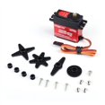 thumbnail image 1 of Motor RC de alto par con carcasa de aluminio para accesorios de ala fija RC, sistema retráctil de aleación eléctrica con engranajes de acero inoxidable, par de bloqueo de 25 kg/cm, servo digital, 1 of 5
