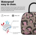 thumbnail image 3 of Womens Brown and Pink Of Leopard Print Lunch Box for Work,Insulated Lunch Bag for Women,Loncheras Para Mujer,Leakproof Adult Lunch Bag for Work,Beach,Travel,Picnic,Camping, 3 of 7