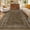 Brown, variant on ZACOO 5'x7' Modern Bordered Area Rug Soft Low Pile Non-Slip Washable Carpet Indoor Foldable Accent Rug for Dining Room Home Office, Tan