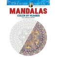 thumbnail image 2 of Adult Coloring Books: Mandalas Creative Haven Mandalas Color by Number Coloring Book, (Paperback), 2 of 2