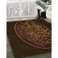 thumbnail image 2 of Ahgly Company Indoor Rectangle Patterned Saddle Brown Area Rugs, 5' x 7', 2 of 6